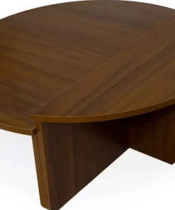 Set de 2 tables basses design Glowik Bois Noisette