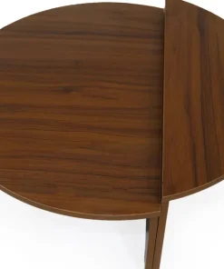 Set de 2 tables basses design Glowik Bois Noisette