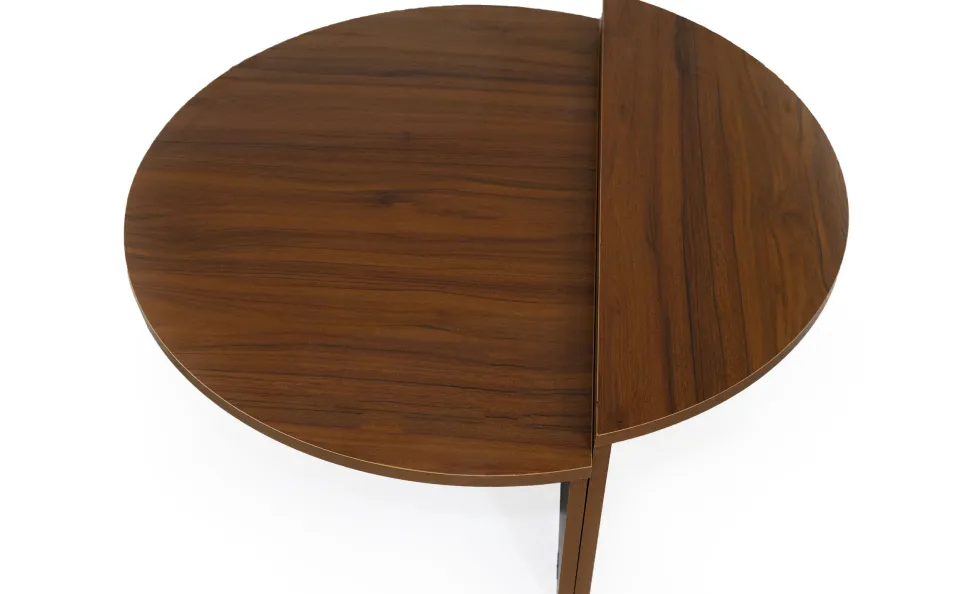 Set de 2 tables basses design Glowik Bois Noisette