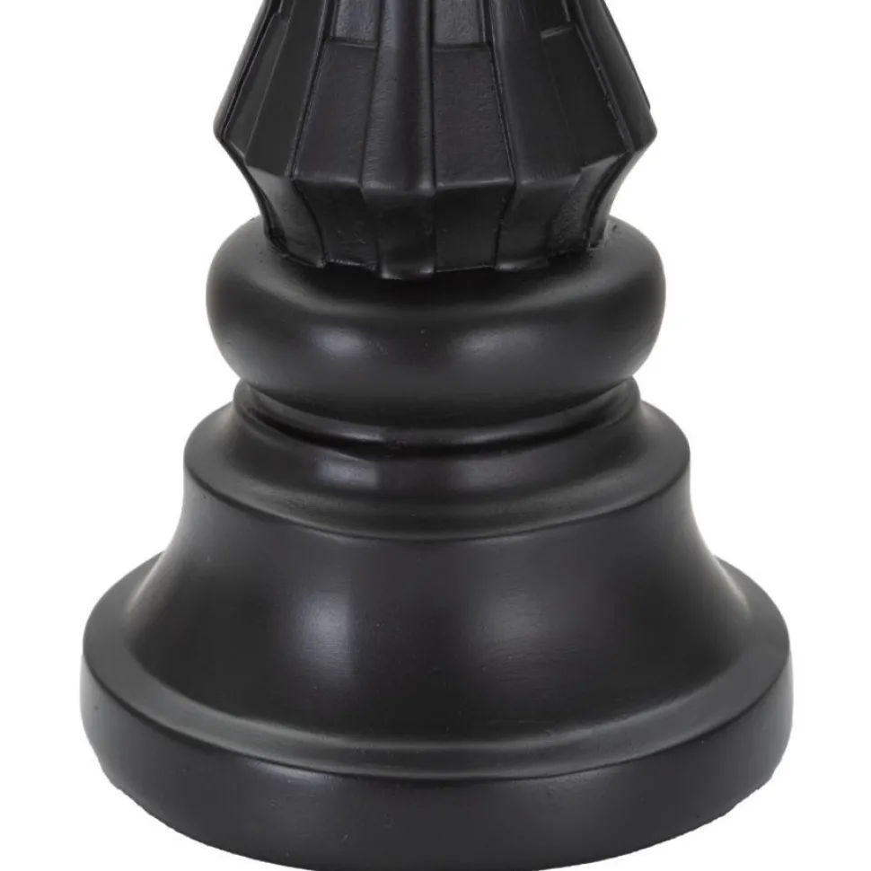 Statuette Roi d'échecs Polyrésine Noir et Or