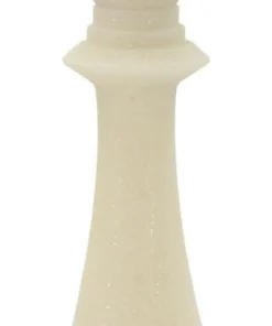 Statuette Roi d'échecs polyrésine Blanc détails Dorés