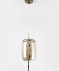 Suspension LED Odalys Verre Transparent fumé