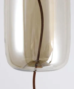 Suspension LED Odalys Verre Transparent fumé
