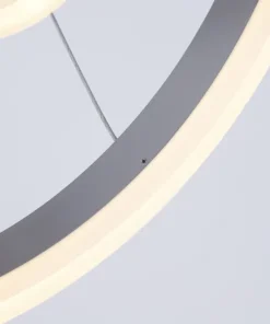 Suspension LED Polux Métal Gris
