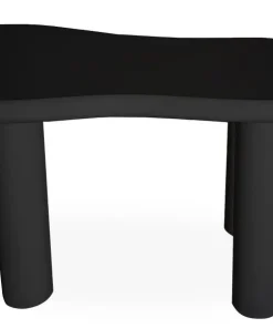 Table à manger forme nuage asymétrique L180cm VALDO Noir