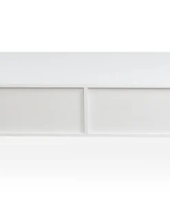 Table basse 2 tiroirs avec cannage Dalgora L120cm Blanc