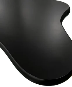 Table basse forme courbes naturelles Valdo 69x100cm Noir