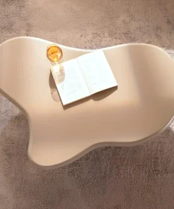 Table basse forme nuage Valdo 69x100cm Taupe