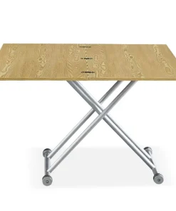 Table basse relevable Carrera Chêne clair