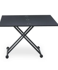 Table basse relevable Carrera Noir carbone