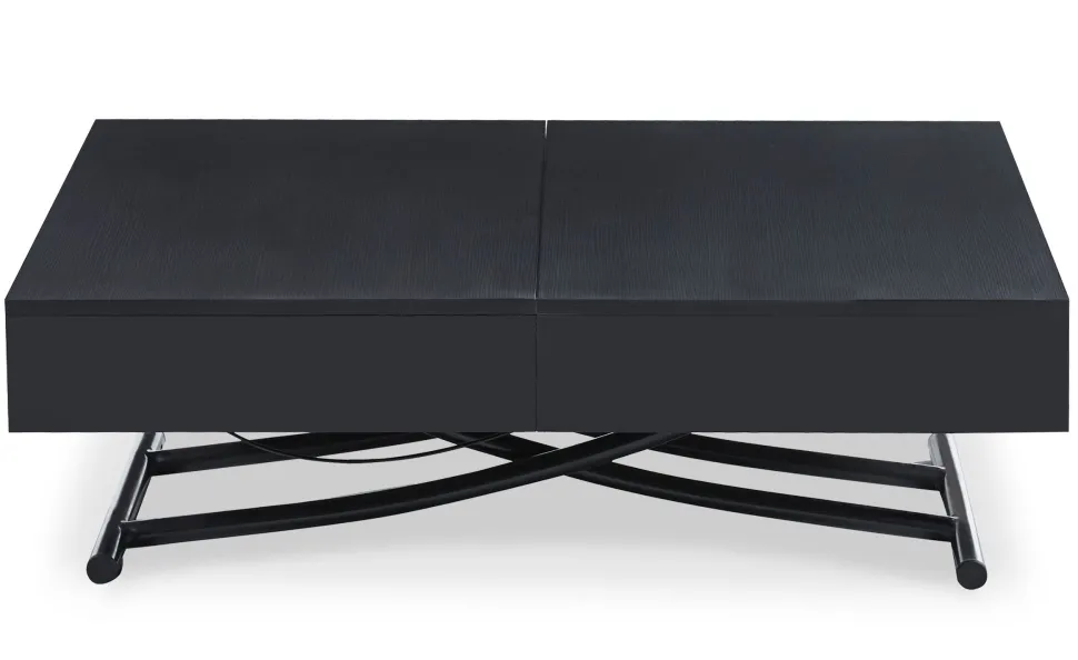 Table basse relevable Sundance Noir mat