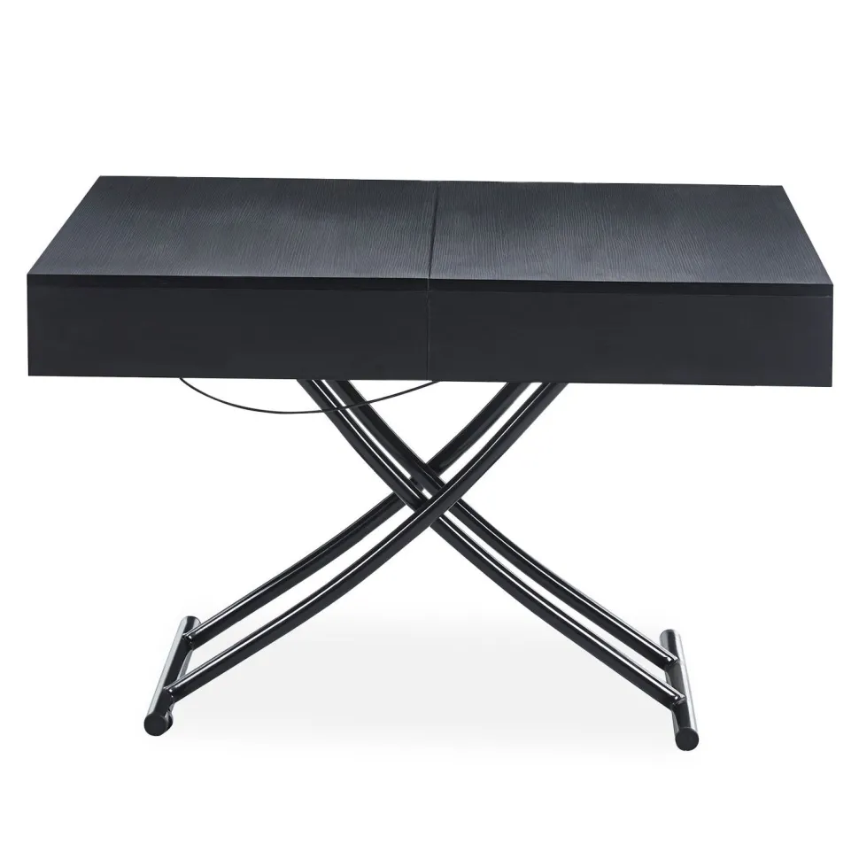 Table basse relevable Sundance Noir mat