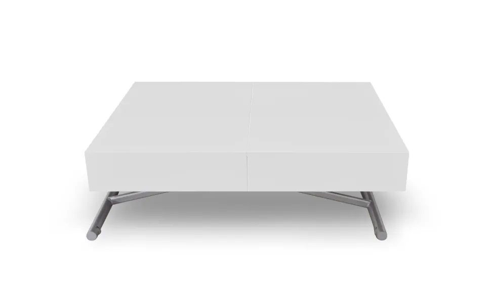 Table basse relevable Sundance Blanc Laqué