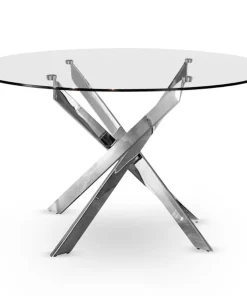 Table Croisade Chrome