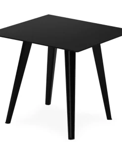 Table d'appoint carrée 40cm Bipolart Métal Noir