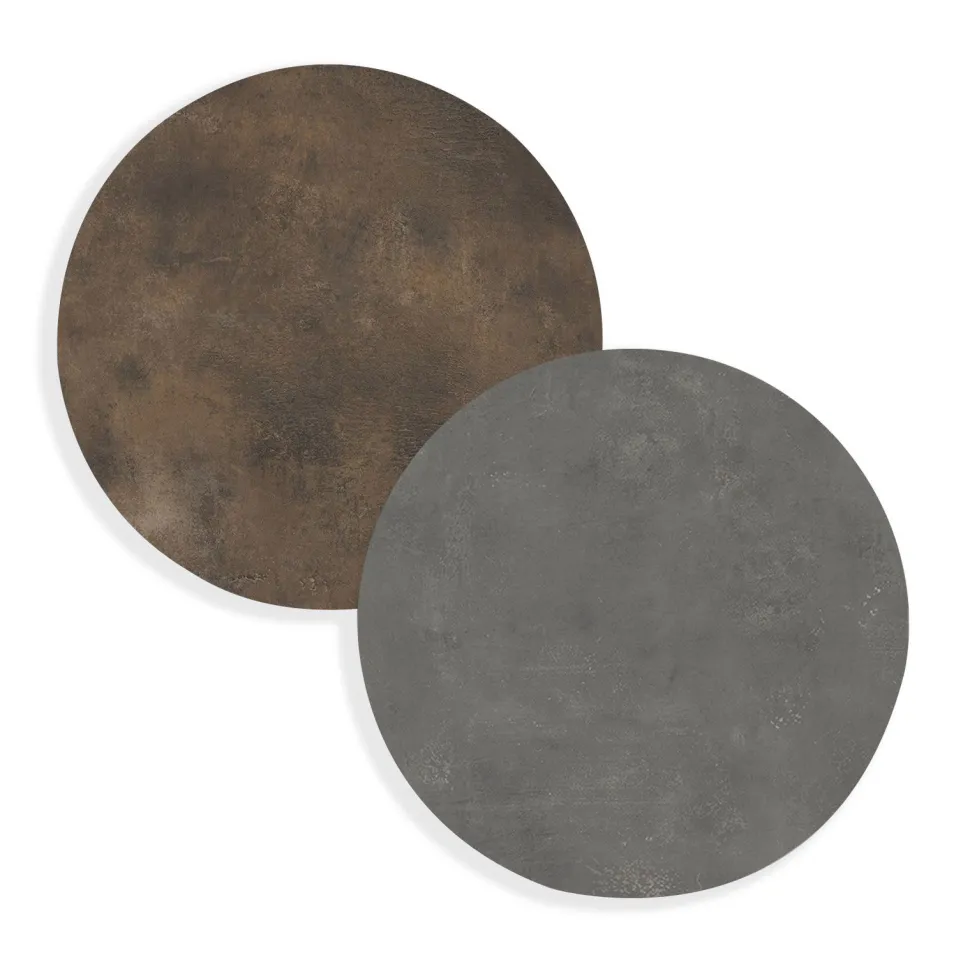 Table de chevet Wasat L44,5xH90cm Bronze et Anthracite
