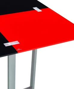 Table et chaises Mosaic 90 Rouge et Noir