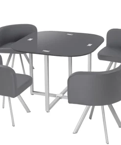 Table et chaises Mosaic 90 Gris