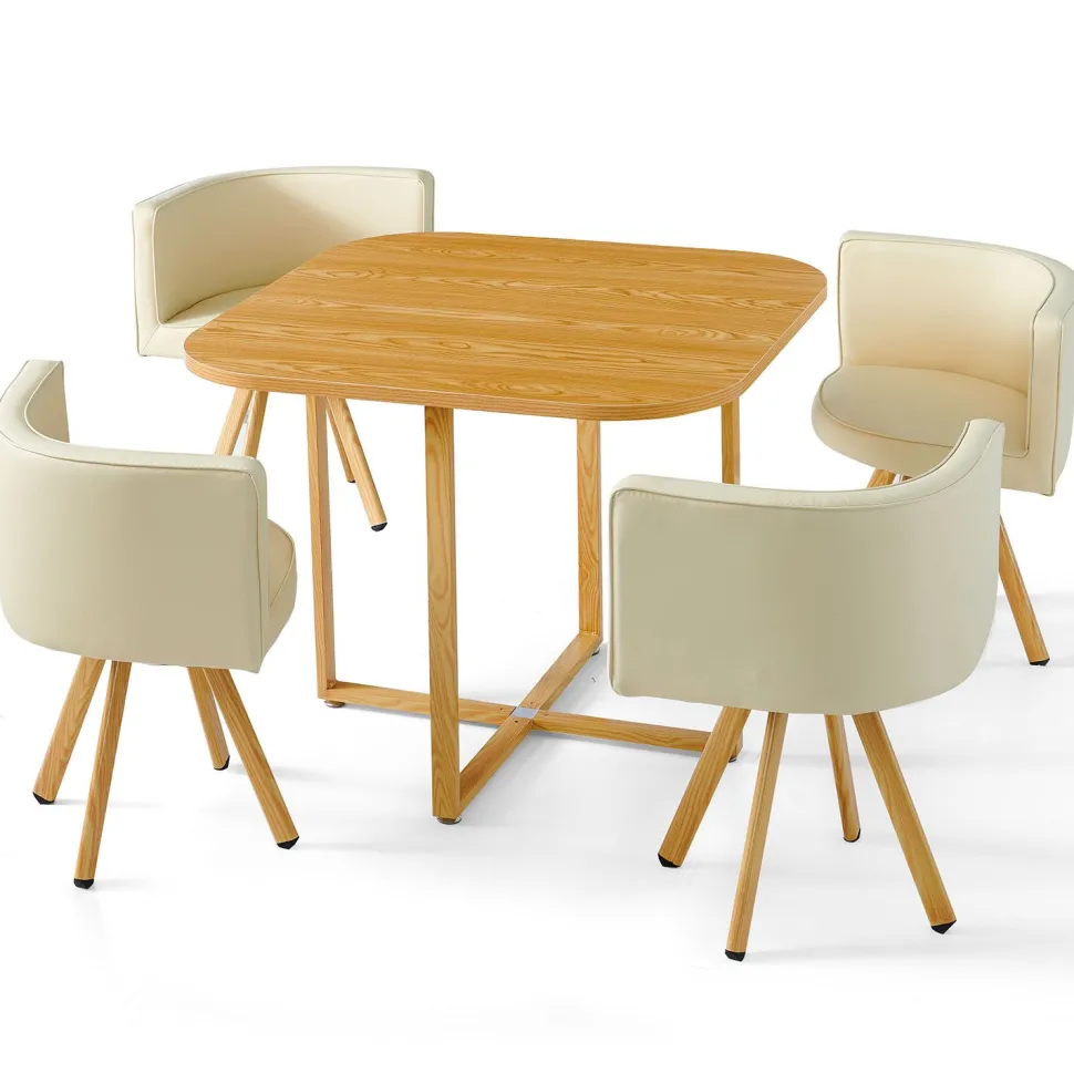Table et chaises scandinaves Oslo Beige