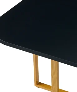 Table et chaises scandinaves Oslo Noir
