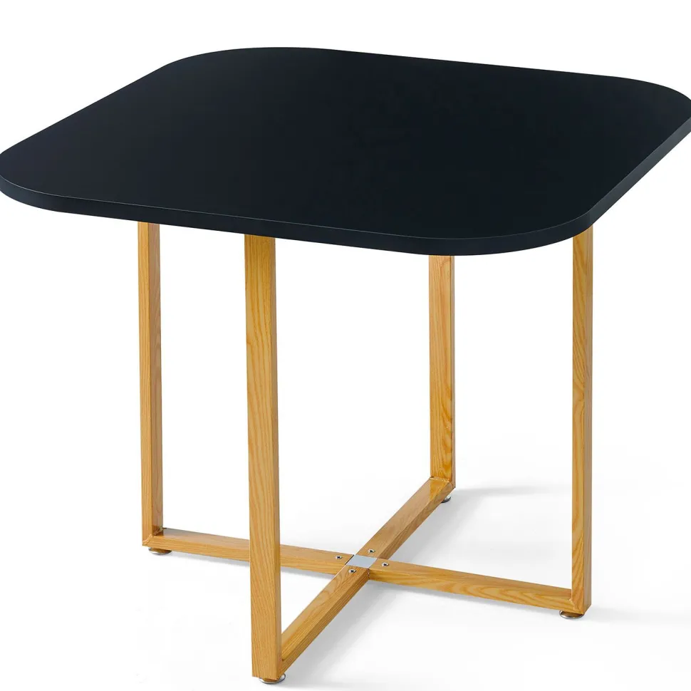 Table et chaises scandinaves Oslo Noir