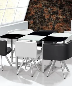 Table Mosaic XL Bicolore Noir et Blanc