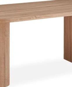 Table ovale Burundi avec pieds design style colonnes Bois Sonoma