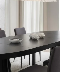 Table ovale extensible Eliza Noir