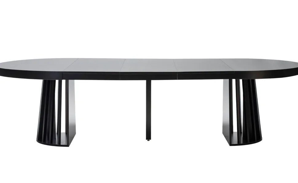 Table ovale extensible Eliza Noir