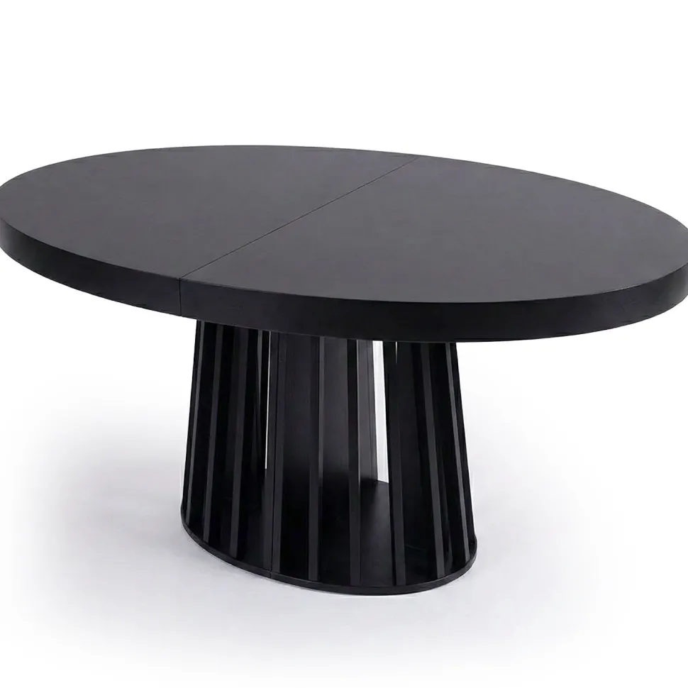 Table ovale extensible Eliza Noir