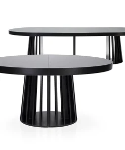 Table ovale extensible Eliza Noir