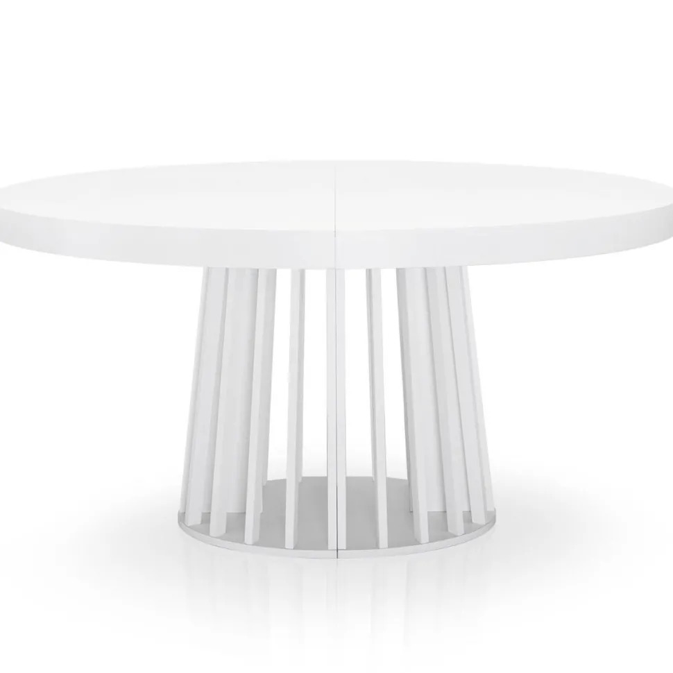 Table ovale extensible Eliza Blanc
