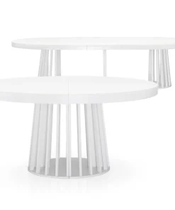 Table ovale extensible Eliza Blanc