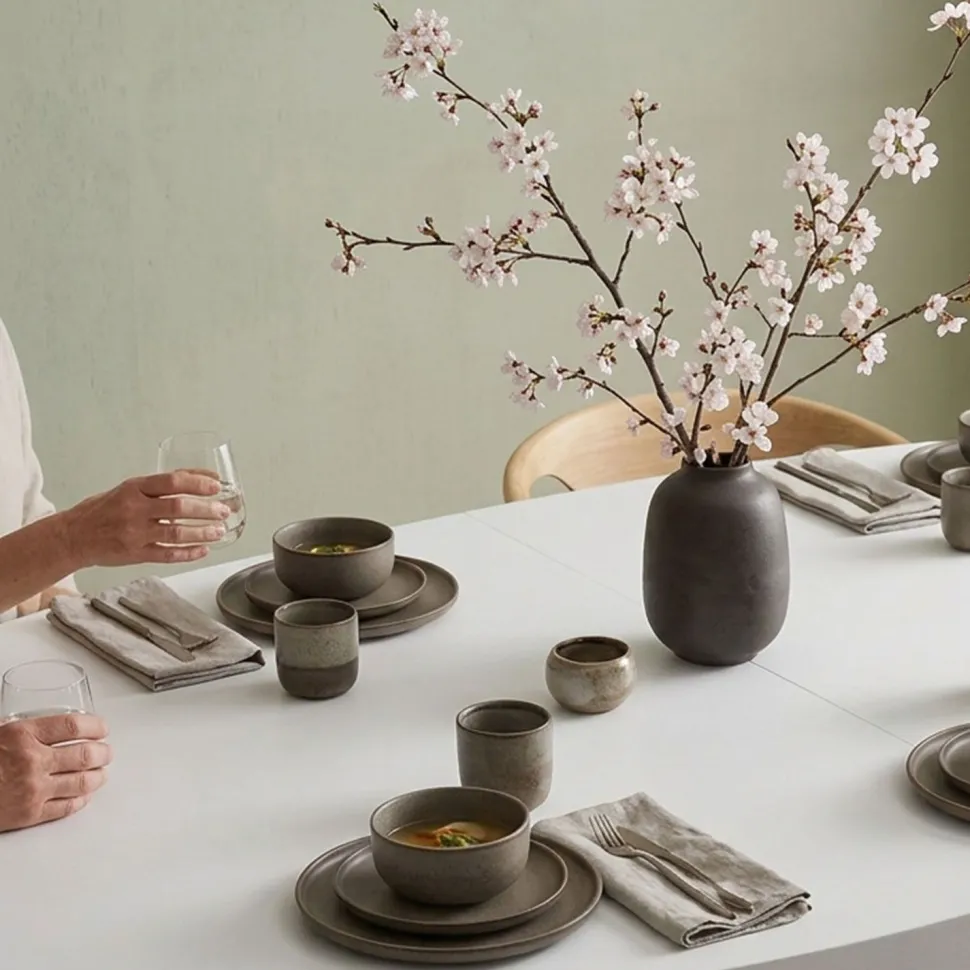 Table ovale extensible Eliza Blanc
