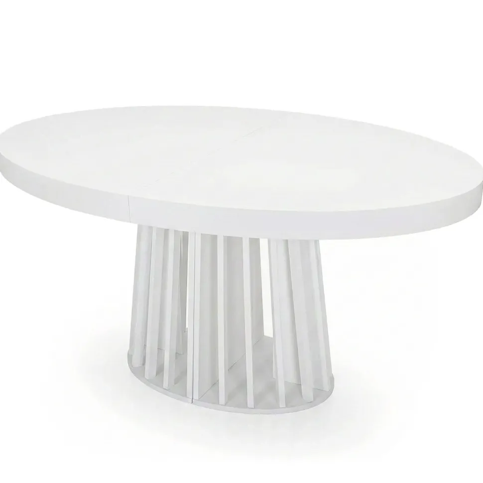 Table ovale extensible Eliza Blanc