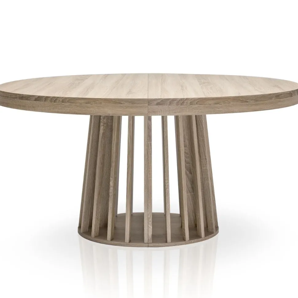 Table ovale extensible Eliza Chêne clair