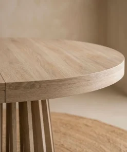 Table ovale extensible Eliza Chêne clair
