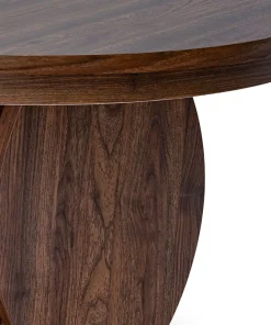Table ovale extensible L110-260cm Icarios avec pieds design Bois Noyer