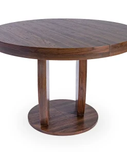 Table ovale extensible L110-260cm Icarios avec pieds design Bois Noyer