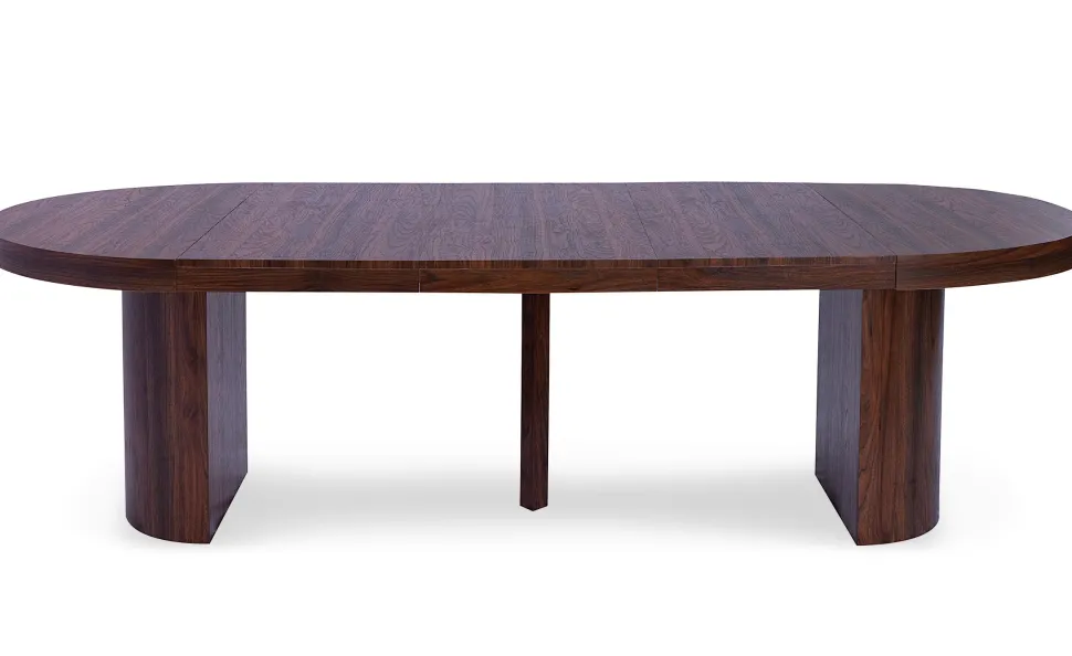 Table ronde extensible 110-260cm Suzie Bois noisette