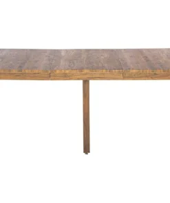 Table ronde extensible Grivery Bois Noisette pieds Noir