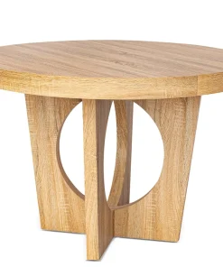 Table ronde extensible Kalipso Chêne Clair