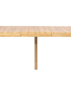Table ronde extensible Kalipso Chêne Clair et Noir