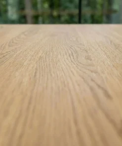 Table ronde extensible Kalipso Chêne Clair et Noir