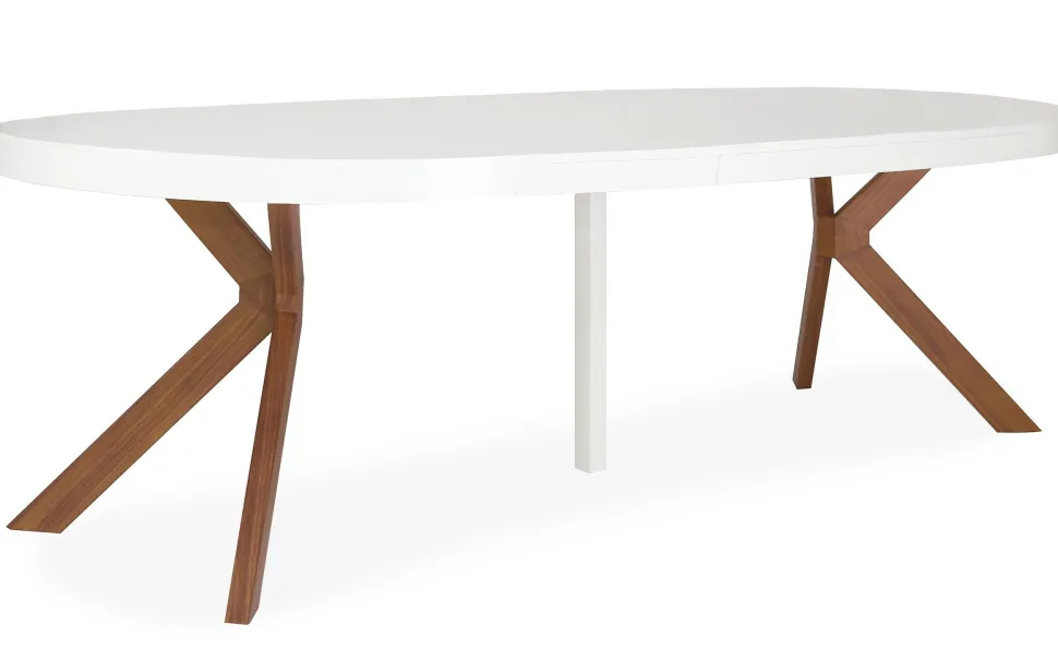 Table ronde extensible Myriade Blanc