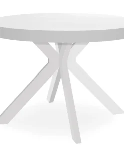 Table ronde extensible Myriade Blanc