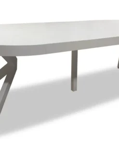 Table ronde extensible Myriade Blanc