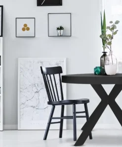 Table ronde extensible Myriade All Black