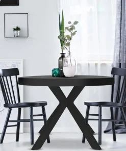 Table ronde extensible Myriade All Black