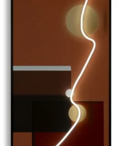 Tableau abstrait avec LED décoratif